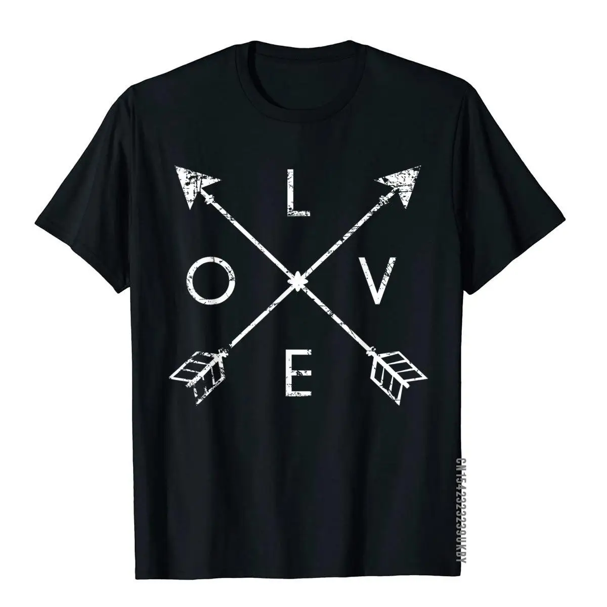 LOVE Tribal Arrows Shirt Cute Positive Vibes Love Gift__A9886black