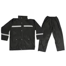 Светоотражающий дождевик из 2 предметов, ветронепроницаемая, непромокаемая, транзитная дорога, защитная, дождевик, костюм со штанами