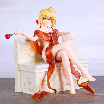 

Fate/Grand Order Last Encore Red Saber Lily Nero Claudius Bathrobe Ver. PVC Figure Collectible Model Toy