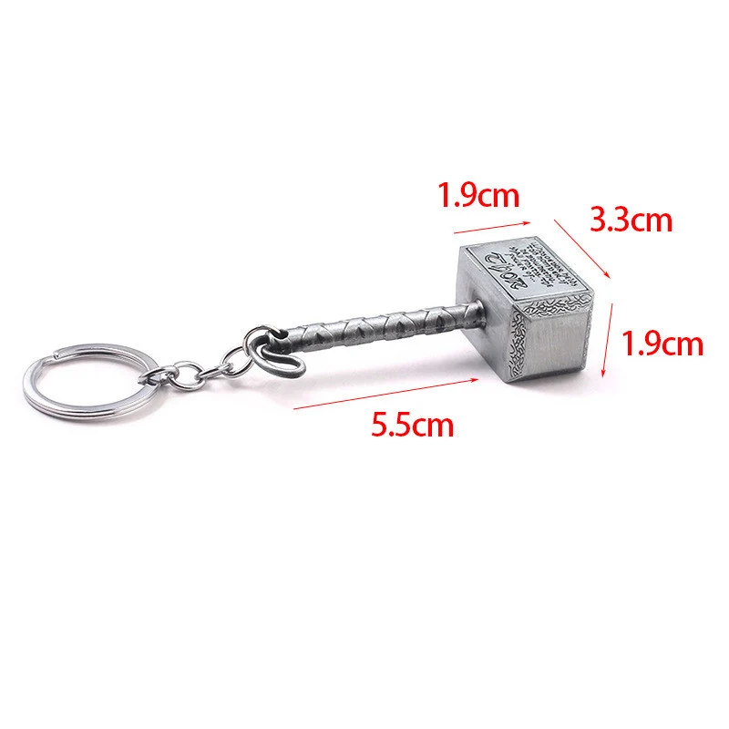 1pcs Hammer Shaped Beer Bottle Opener Portable Keychain Metal Tools Infinity Thanos Gauntlet Soda Glass Caps Remover Openers