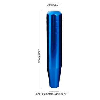 

Car Universal Aluminum Gear Shift Knob 18cm Racing Shifter Handle Lever Stick MT Gear Stick Knob