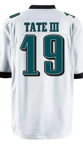 19 Golden Tate III JERSEY 20 Brian Dawkins 11 Carson Wentz 86 Zach Ertz 62 Jason Kelce американские футбольные майки - Цвет: 2018 new