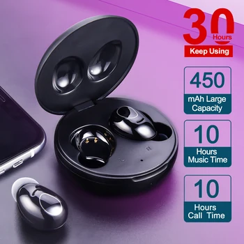 

ASTUBIA TWS 5.0 Wireless Bluetooth Earphone 10H Play Time Wireless Headphone 4D Stereo Handsfree Sport Earbuds with Dual Mic