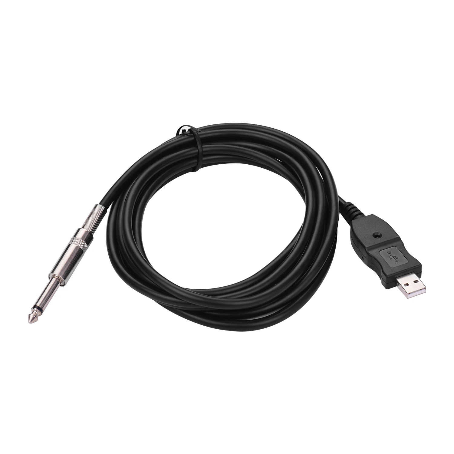 Кабель переходник Muslady для гитары USB интерфейс папа моно кабель конвертер