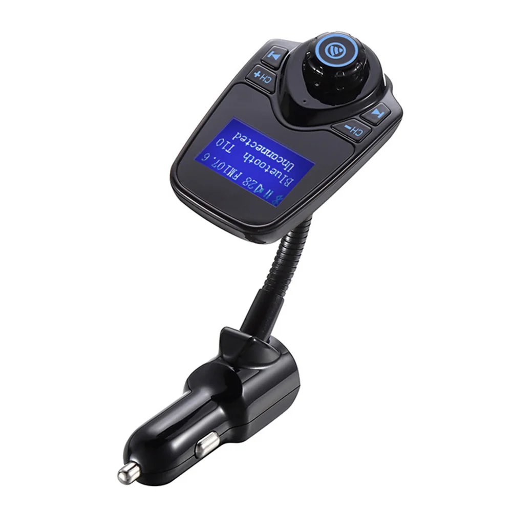 Автомобильный MP3-плеер громкой связи беспроводной Bluetooth fm-передатчик автомобильный комплект MP3-плеер USB lcd модулятор с синим/красным светом