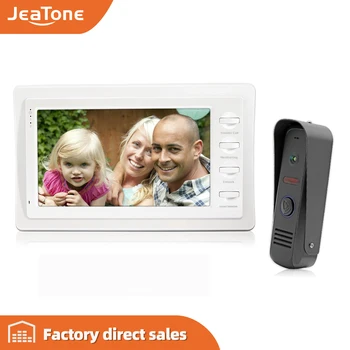 

JeaTone Wholesale 7 inch TFT Color Video Door Phone Intercom Doorbell System Waterproof Night Vison IR Camera Security Camera
