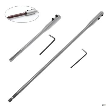 

150/300mm Fit For Flat Drill Bit Deep Hole Shaft Hex Extention Holder Connect Rod Tools
