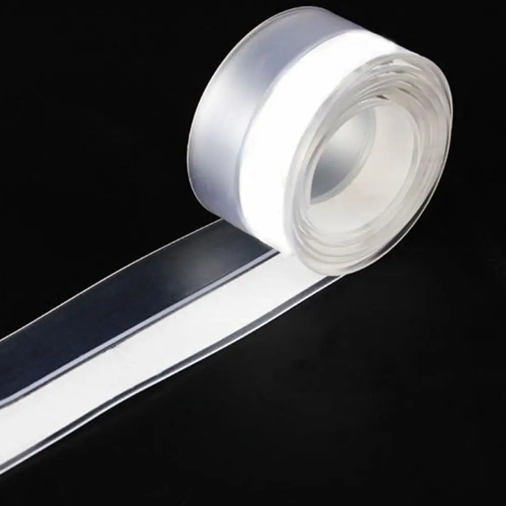 1PC 4M Windproof Dustproof Waterproof Pest Control Self-adhesive Transparent Silicone Rubber Window Bar Door Sealing Strip L*5 |