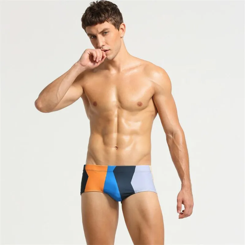 

New Mens Swimsuit Sexy Swimwear Men's Swimming Trunks Beach Wear Bathing Surf Swim Shorts Quick Dry Fashion Sport Sunga Hot Male