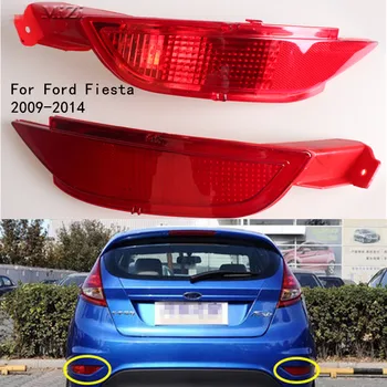 

MIZIAUTO Rear Light For Ford Fiesta Mk7 2009-2014 Car Right&Left Hand Tail Rear Bumper Reflector Lamp Brake Light Rear Lights