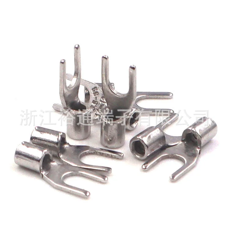 

SNB3.5-3/4/5/6 Environmentally Friendly y xing xian Fork Terminal AWG14-12Y-Shape Welding Terminal 1000/Bag