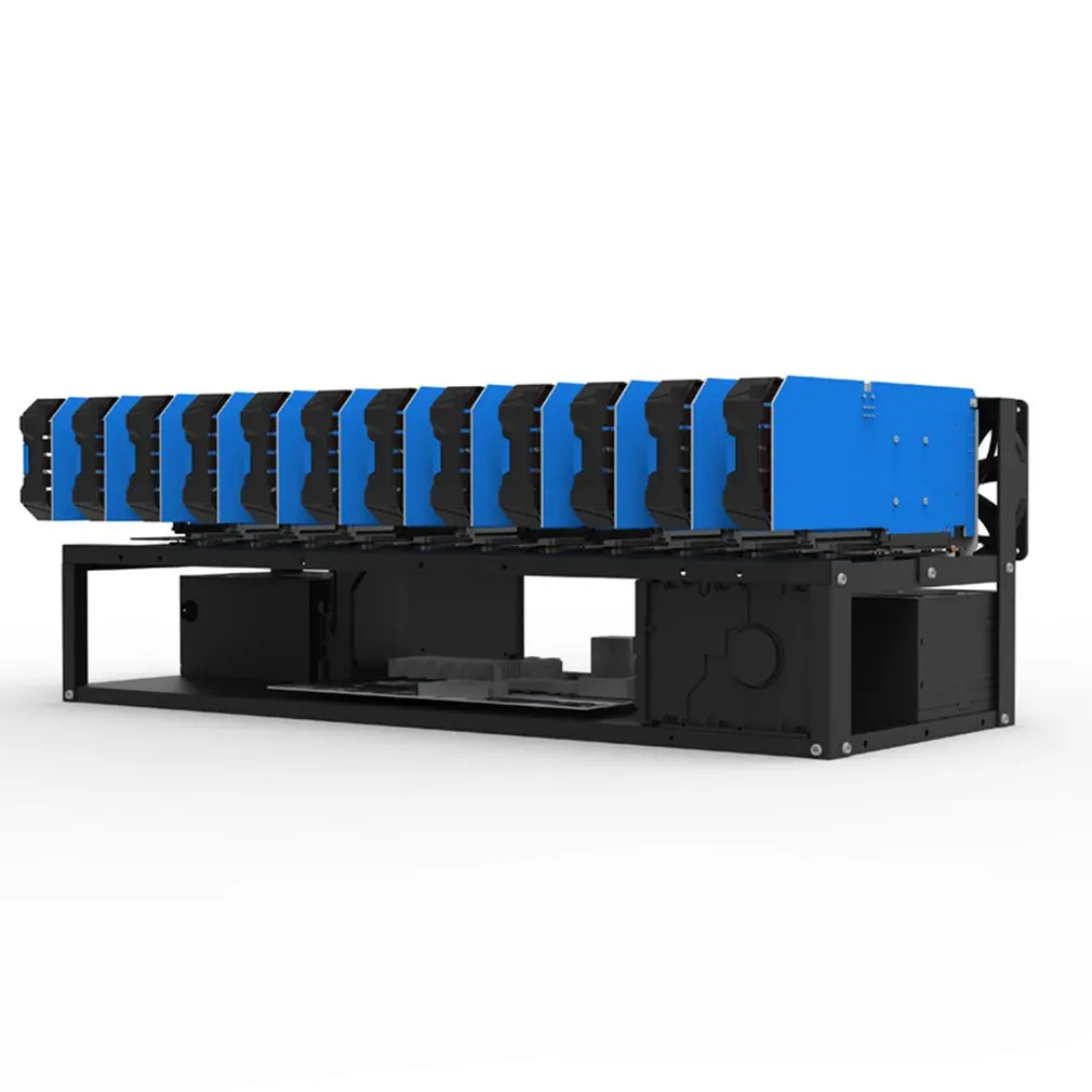    Stackable Open Mining ETH/ETC/ZEC Ether ׼ 6/8/12 GPU   Crypto Coin Bitcoin Rack