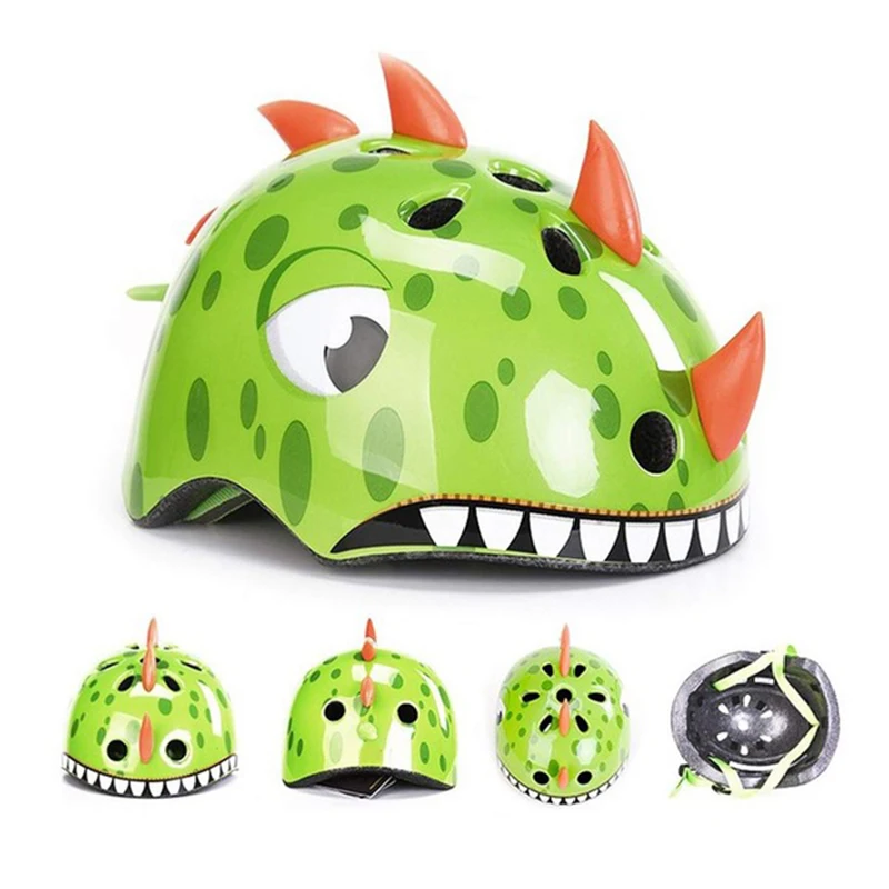 -8 Years Children's Bike Helmets Ultralight High Densit Cartoon Skating Cycling Children's Protective Gear Bicycle Helmets