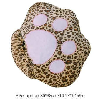 

Big Foot Warm Heating Pad Slippers Warm Leopard Print Cartoon USB Foot Warmer Shoes Computer Electric Heat Slipper