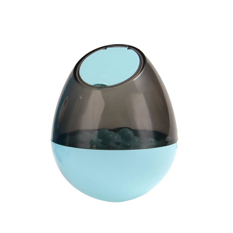 Blue Интерактивная миска для собак, кошек, мячей, игрушка, Забавный питомец, тряска, утечка, контейнер для еды, щенок, кошка, медленная подача, игрушка для питомцев - Цвет: Blue