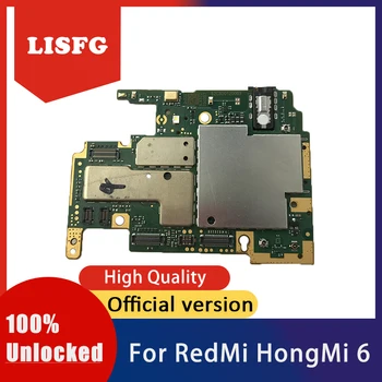 

LISFG Good Working For RedMi 6 HongMi 6 32GB Motherboard 100% Unlocked Original 32GB For HongMi 6 RedMi 6 Logic Board Mainboard