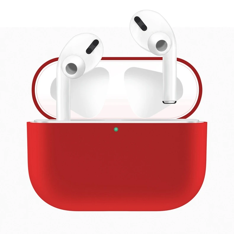 Для AirPods Pro силиконовый чехол для зарядки наушников Защитный чехол Беспроводная Крышка для наушников AirPods3 аксессуары