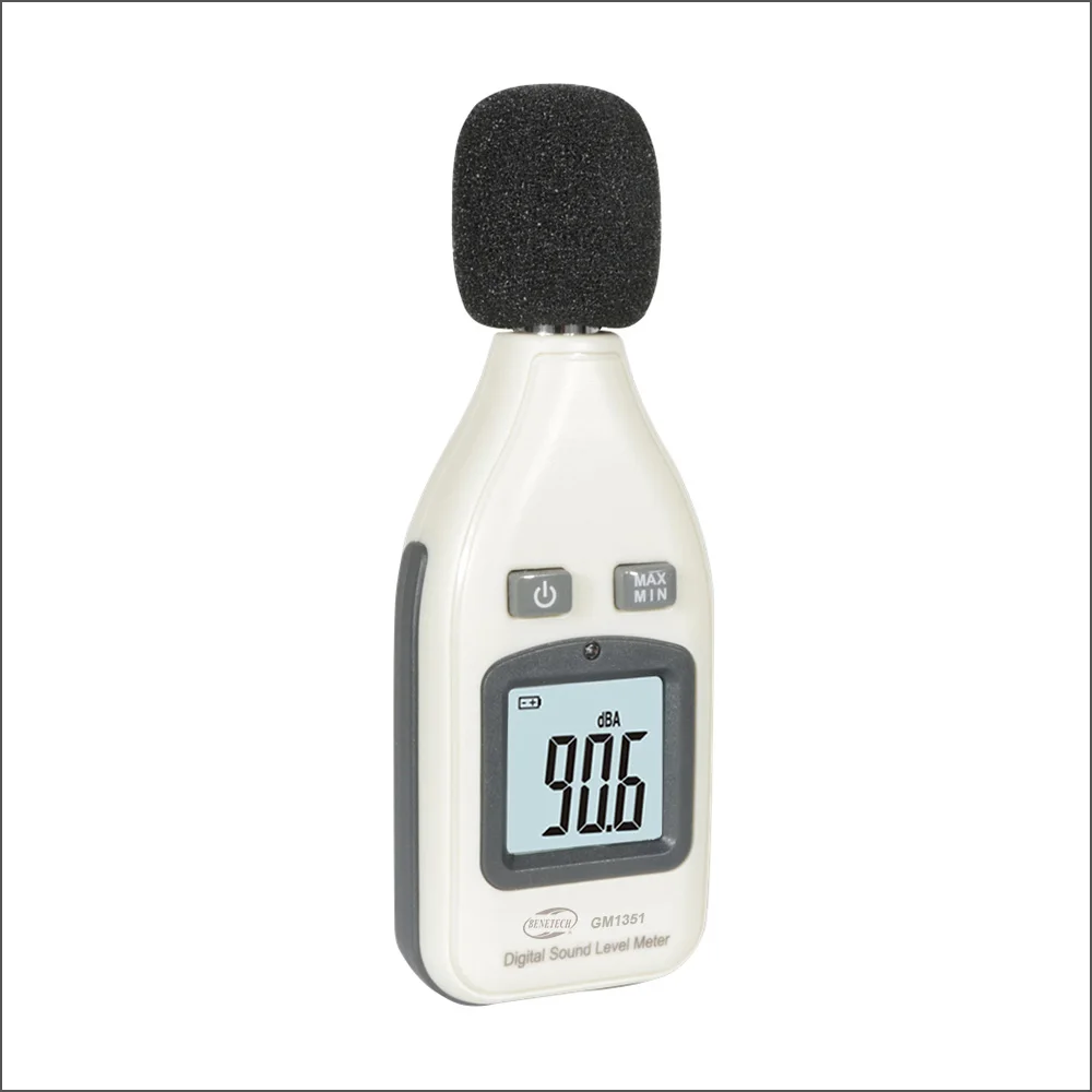 BENETECH Sound Level Meter Noise Audio Decibelimetro 30-130dBA Digital Noisemete Decibels Noise Decibel Monitor Tester GM1351 2