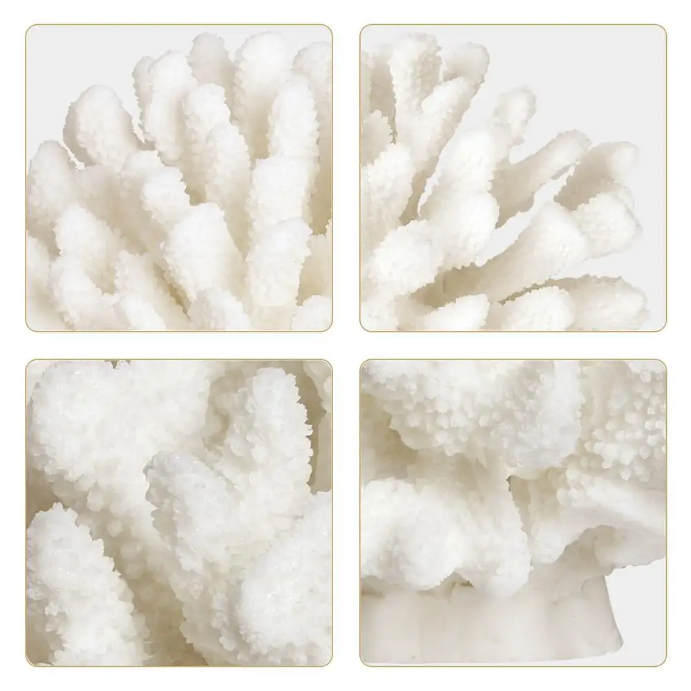White Coral Sculpture Home Decor Stylish Decorative Accent Coral Flower Sea Beach Decoration Statues White Coral Sculpture Home Decor Stylish Decorative Accent Coral Flower Sea Beach Decoration Statues