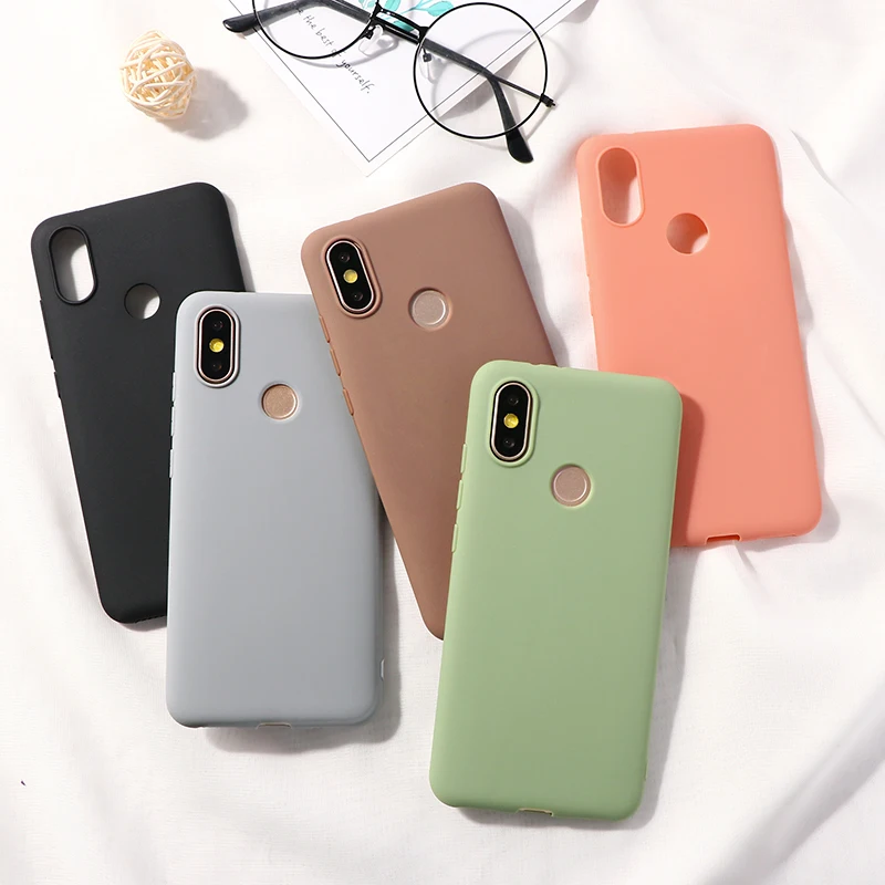Модный матовый Силиконовый чехол для Xiaomi Mi 9 SE 8 Lite A2 A1 Capa Redmi 6 Pro 6A 5 Plus 5A 4X 4A милый