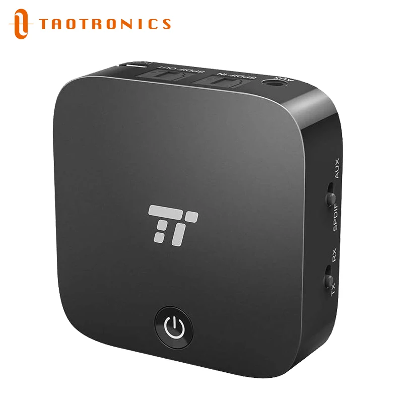 Bluetooth-адаптер TaoTronics 5.0 беспроводной аудио-передатчик/приемник aptX с низкой
