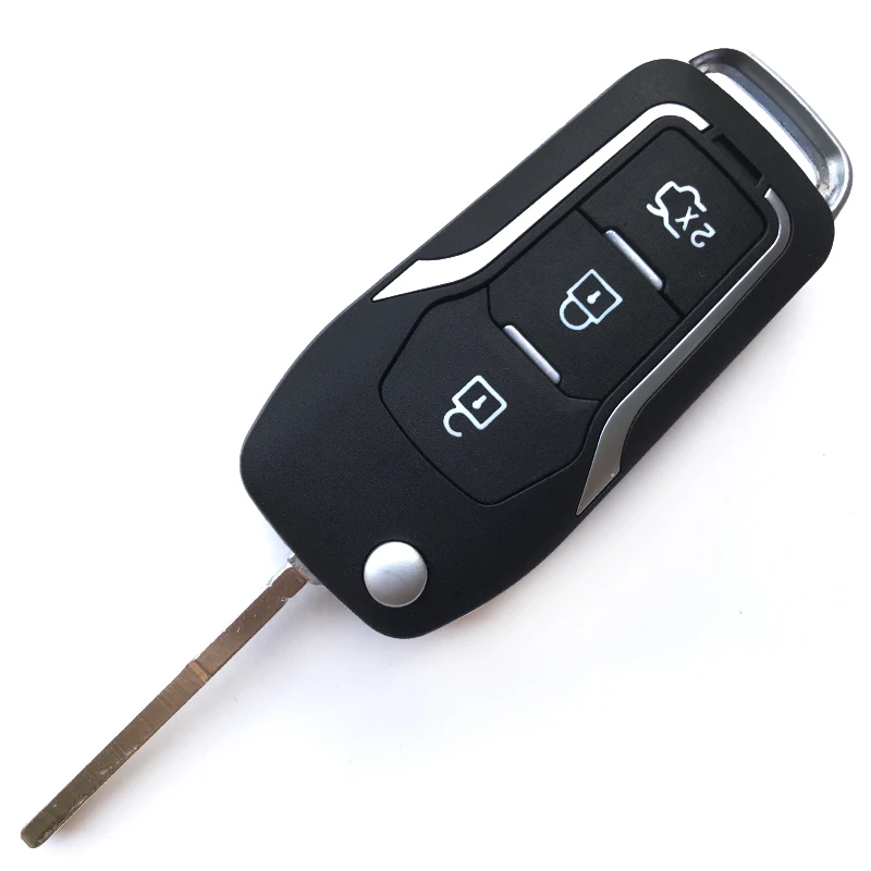 Модифицированный автомобильный раскладной чехол для ключей Fob Ford Fiesta Focus 3 C max Mondeo