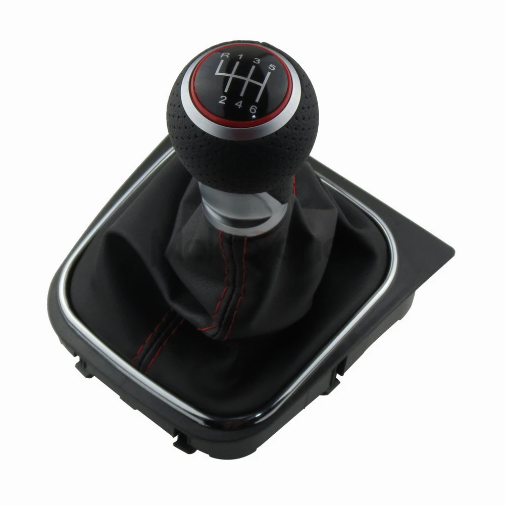 5 6 Speed Gear Shift Knob For VW Golf 5 MK5 R32 GTD GTI 2004 2005 2006