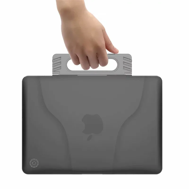 

Portable Laptop Case for Apple Macbook Pro 13.3 A1706 A1708 A1989 2017 2018 Solid Transparent Case Full Cover