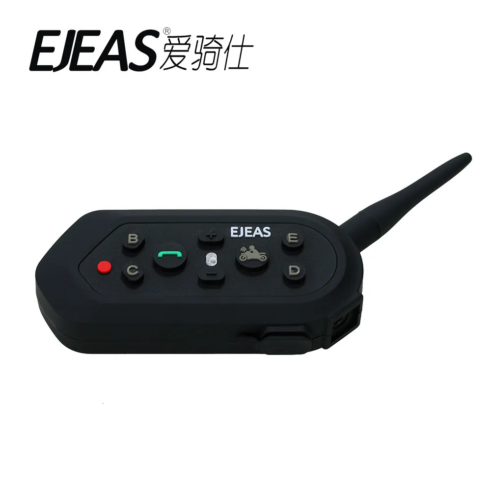 Новинка 2 шт E6 шлем домофон 6 всадников 1200 м мотоцикл Bluetooth гарнитура рация шлем BT переговорные