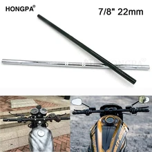 Универсальный руль мотоцикла 7/" 22 мм для Honda Yamaha Suzuki Harley Chopper Bobber Custom Кафе Racer