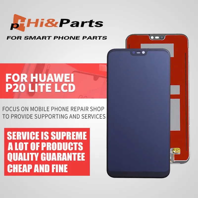 Дисплей для Huawei P20 Lite ЖК экран без рамки дисплей сенсорный дигитайзер Замена