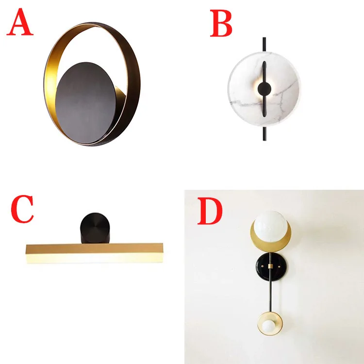 

Modern Glass Ball Wall Lamp Sconce Led Bedroom Wall Light Fixture for Home Decor Nordic Foyer Living Room Corridor Luminaire E27