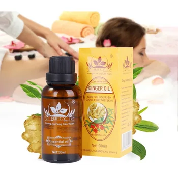 

Pure Natural Plant Ginger Essential Oil Repelling Cold And Relaxing Nourishing Skin Relax And Relieve Fatigue Massage Oil 30 ML