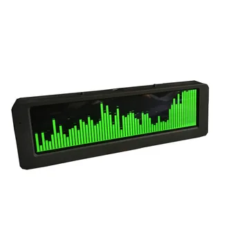 

5.5 inch Black color OLED music spectrum display module VU Meter Car Audio Control Professional HiFi Spectrum Clock MIC D3-012