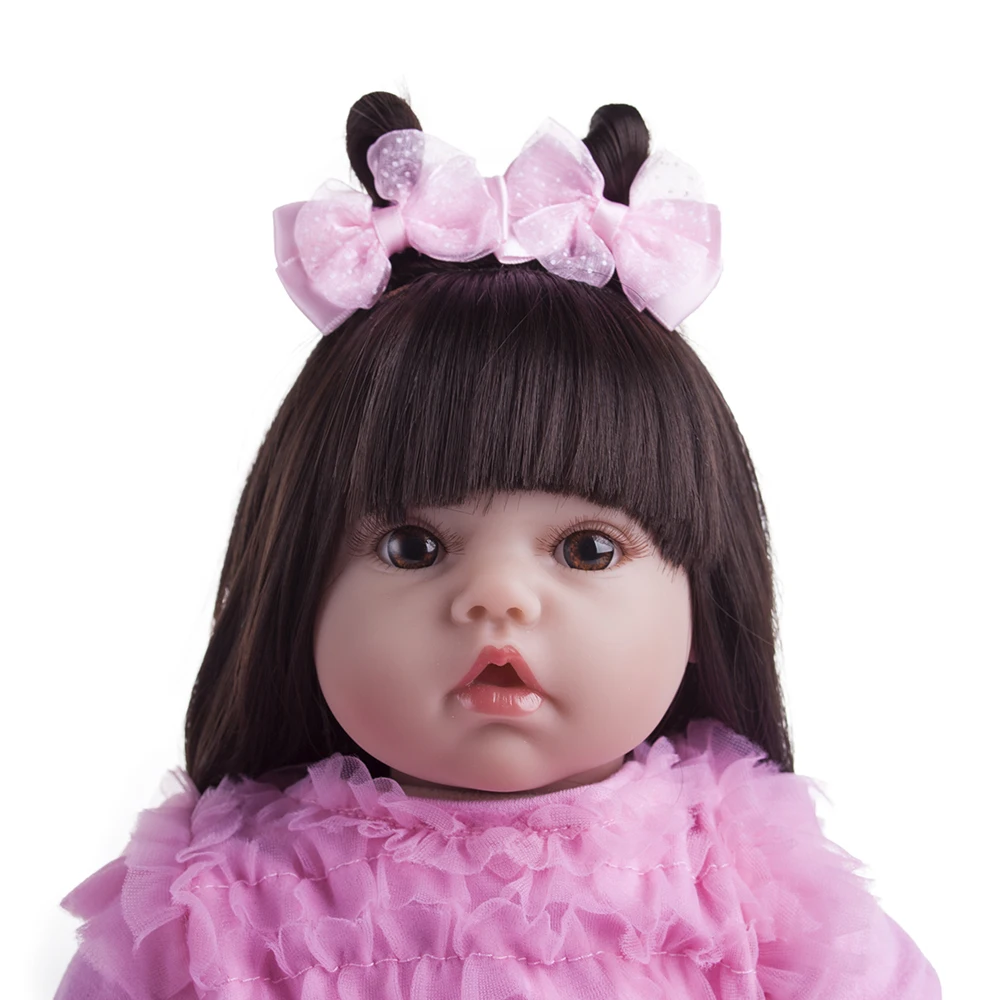2" 55 см Reborn Baby Doll куклы реалистичные мягкие силиконовые настоящие мягкие сенсорные игрушки подарки для детей силиконовые куклы игрушки для девочек