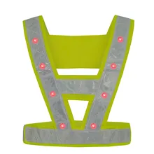 Светодиодный строительный светоотражающий жилет защитная одежда Светоотражающая одежда/жилет