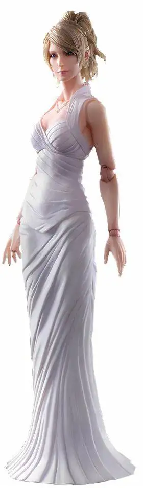 Lunafreya Nox Fleuret платье Final Fantasy XV Lunafreya Nox Fleuret Coplay костюм для взрослых белое вечернее платье без рукавов для женщин