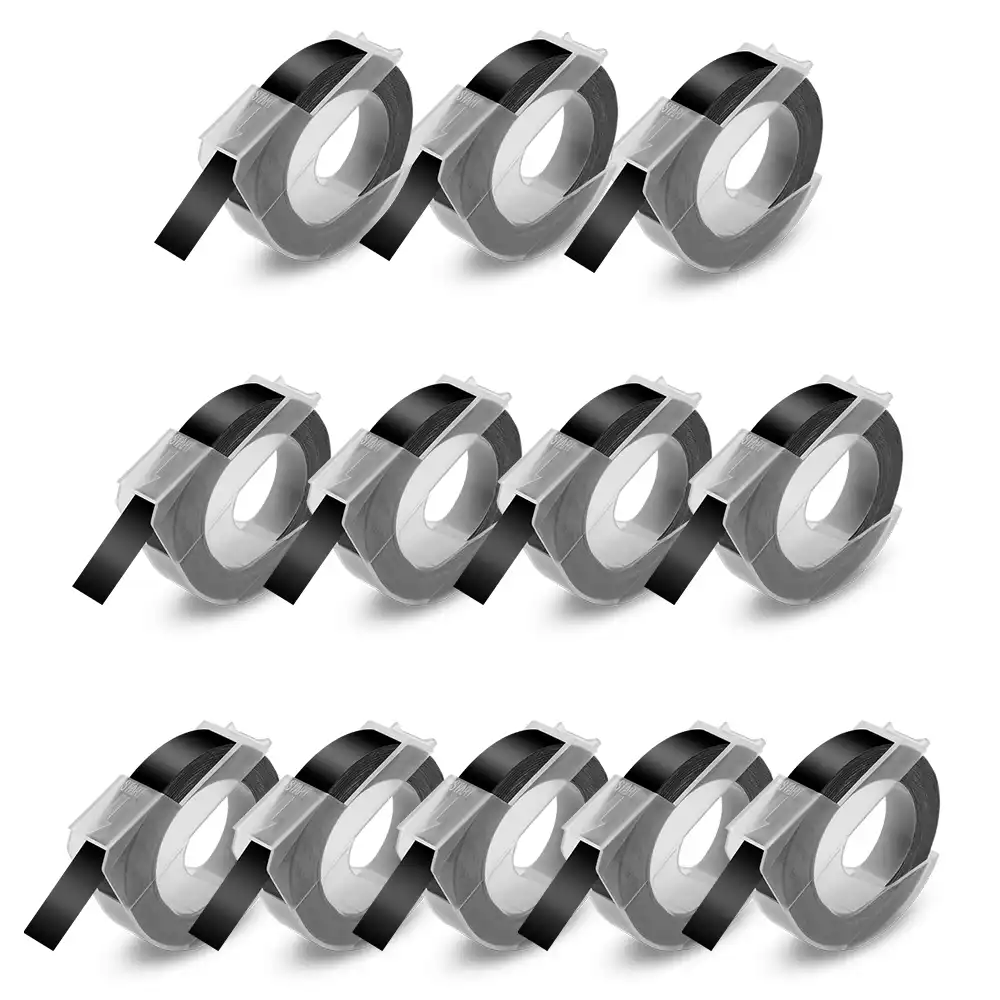 black typewriter label maker