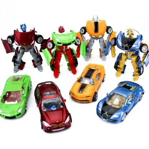 

Children Transformation Robot Models Toy Jingang Children Boy Manual Transformation Alloy Car Model