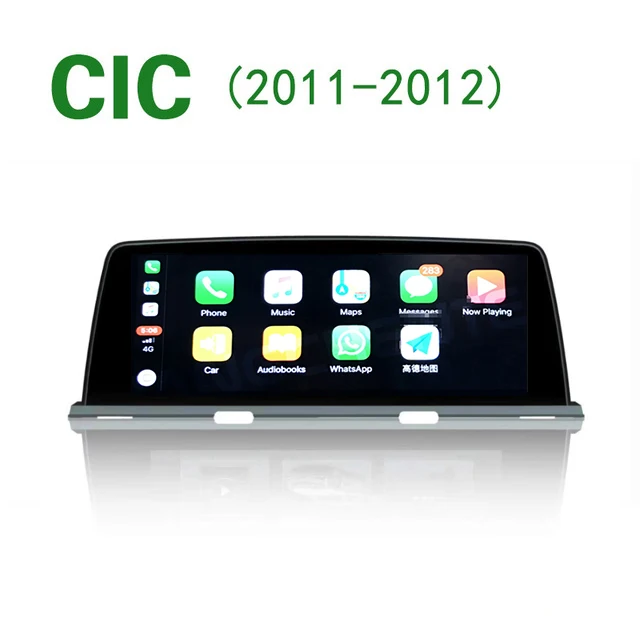 Новейший 10,2" Android 9,0 блок для BMW 6 серии 2010-2012 CIC/NBT Автомобильный мультимедийный радио gps навигация многоточечный сенсорный экран - Цвет: CIC built in Carplay