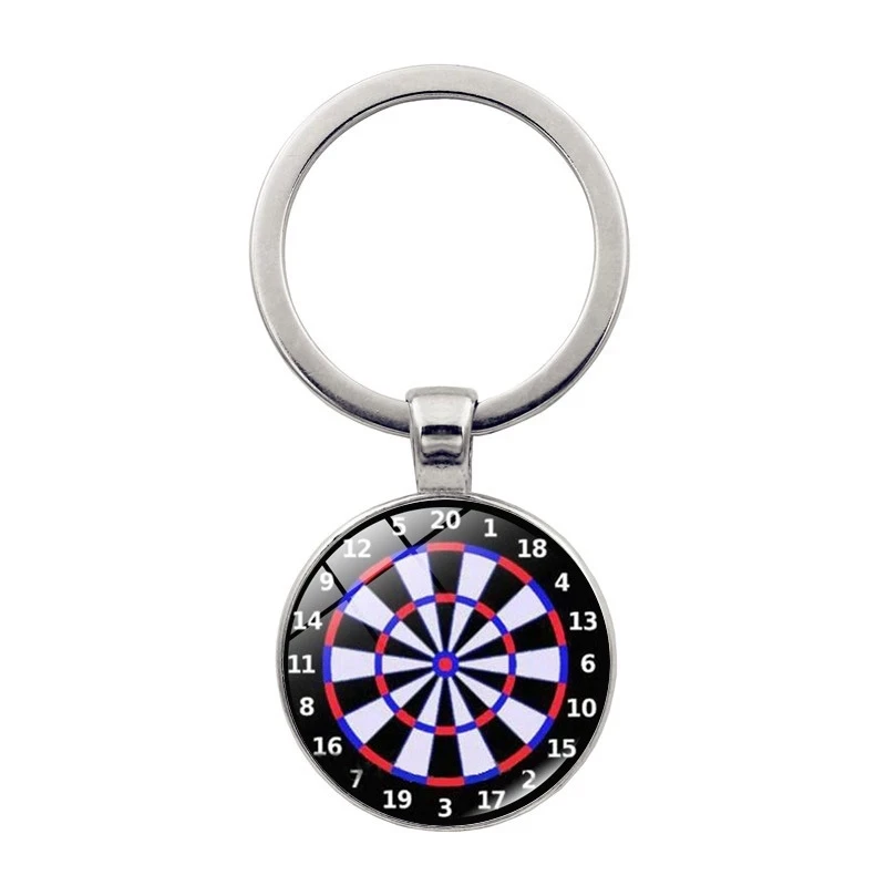 

Fashion New Style Dart Target Pendant, Digital Target Keychain, Car Keychain Pendant Accessory Gift