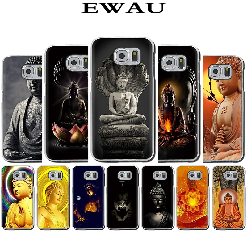 

EWAU Gautama Buddha Hard Phone Cover Case for Samsung Galaxy S6 S7 S8 S9 S10e Plus Note8 9 M10 20 30 40