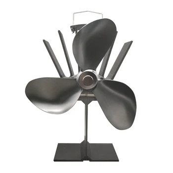 

3 Blades Heat Powered Stove Fan Ultra Quiet Fireplace Wood Burning Eco Fan for Efficient Heat Distribution