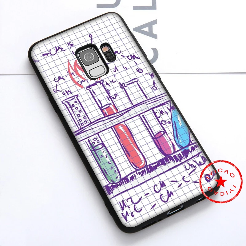 1 IYICAO Mad научная химия лаборатории мягкий чехол для телефона для samsung Galaxy S10e S10 S9 S8 плюс S6 S7 Edge Note 10 плюс 9 8 - Цвет: 1