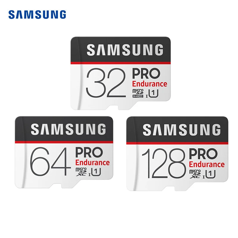 

SAMSUNG PRO Endurance Memory Card 32GB 64GB 128GB Micro SD Card C10 U1 4K Drive Recorder 100M/s Monitor Camera Dedicated TF Card