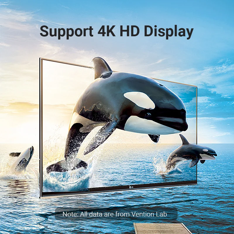 Vention HDMI Adapter 90 270 Degree Right Angle 4K HDMI Extender Male to Female Cable Connector HDTV PS4 Converter