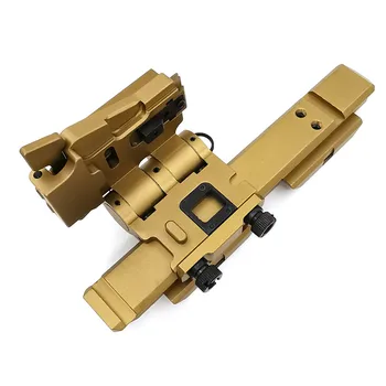

Tactical hunting scope 3X Magnifier Flip G33 Mount Quick Detach w/ 5/8"inch Riser Fits 20mm Picatinny Rail