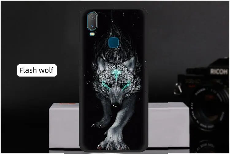 Противоударный задний Чехол для телефона VIVO Y11, чехол для телефона, Модный чехол из ТПУ с рисунком, цветной дизайн, чехол для телефона