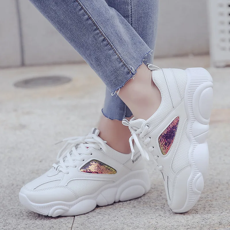 

2019 Spring New Style Versatile Breathable Mesh bear xie Student Casual Sports Shoes Running Shoes Fashion-239
