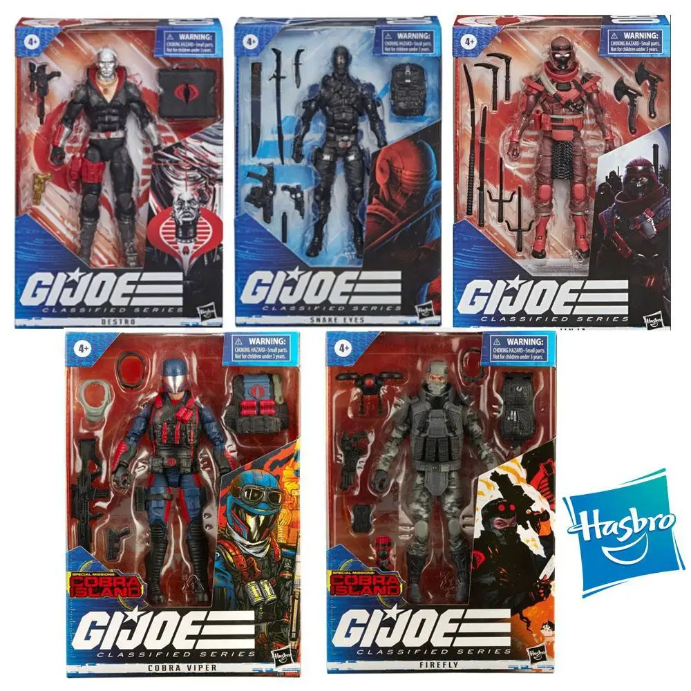 Photo Product Hasbro Marvel G.i. Joe Viper Firefly Cobra Commander Cobragung-Ho Destro Snake Eyes Action Toy Figures Toys Birthday Gift 15CM